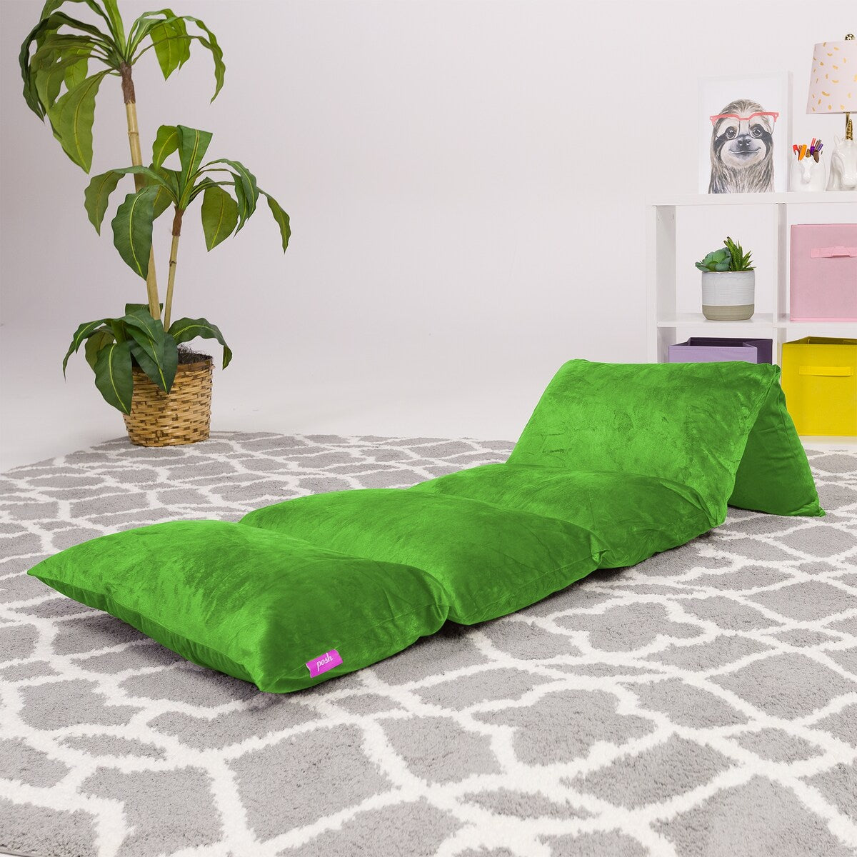 Kids Floor Pillow Cover,Premium Cushion and Lounger Covers for Pillows