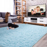 Nursery Decor Area Rug Fuzzy Carpet for Kids Children Play Mat