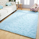 Nursery Decor Area Rug Fuzzy Carpet for Kids Children Play Mat