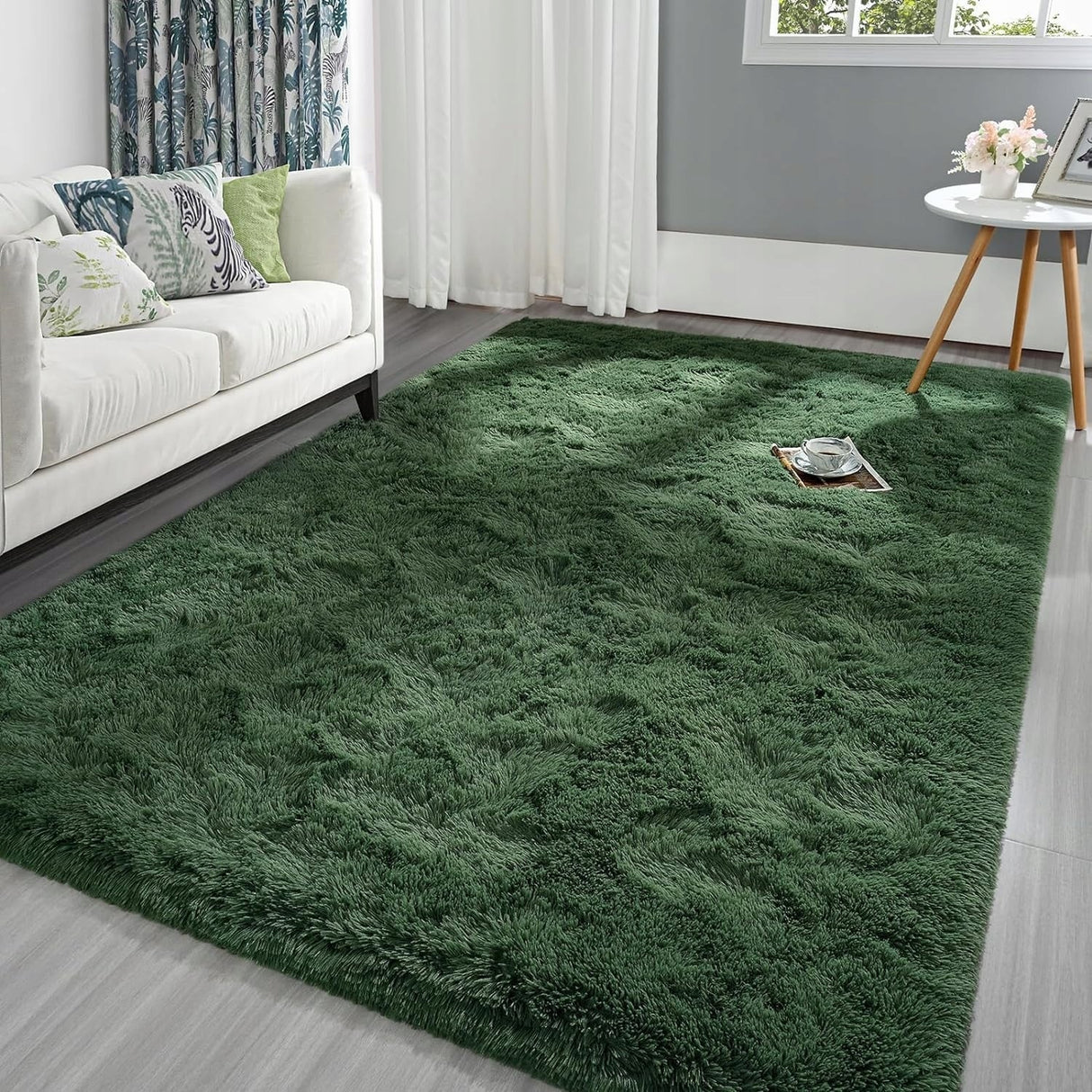 Nursery Decor Area Rug Fuzzy Carpet for Kids Children Play Mat