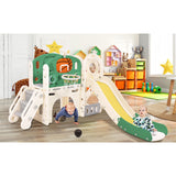 Kids Playset Structure With Freestanding Slide