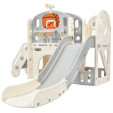 Kids Playset Structure With Freestanding Slide