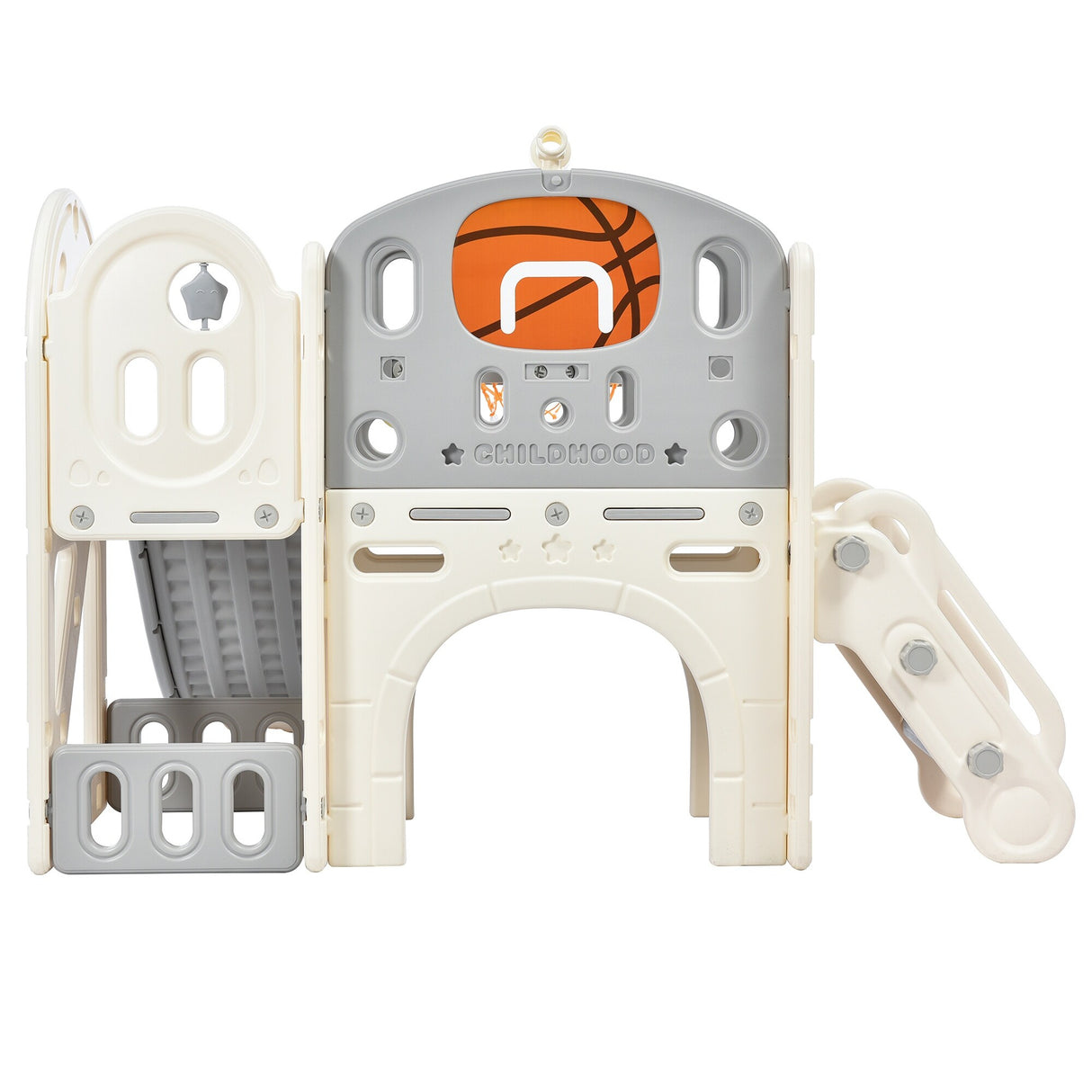 Kids Playset Structure With Freestanding Slide