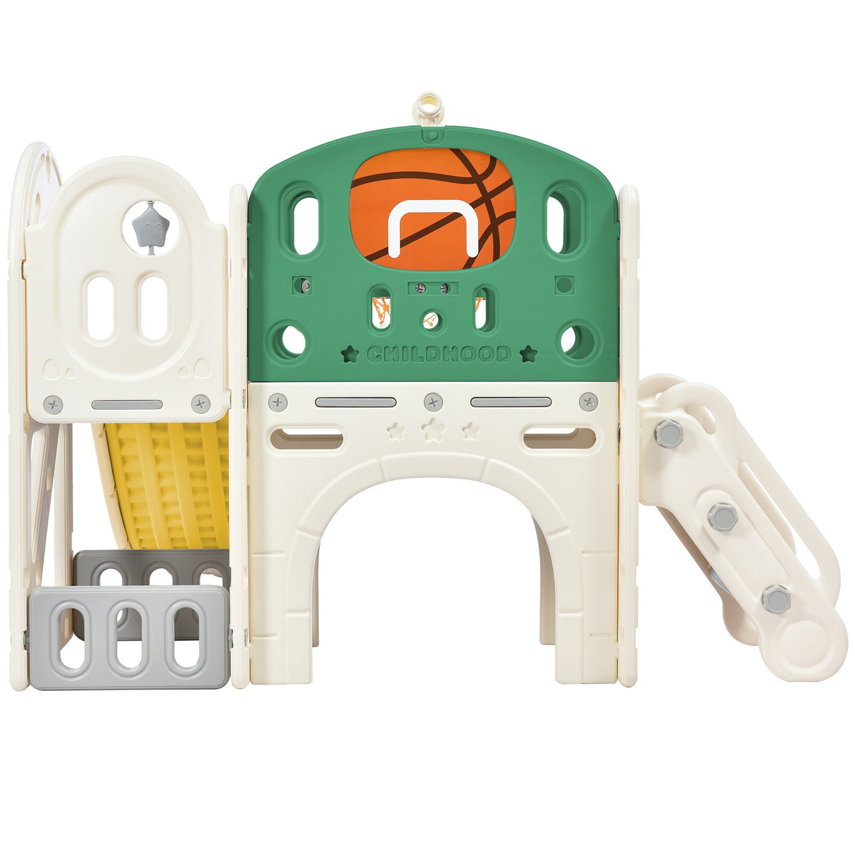 Kids Playset Structure With Freestanding Slide