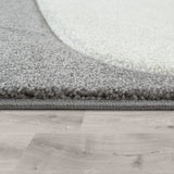 Kids Rug with Clouds in Pastel Colors for Children's Room or Nursery