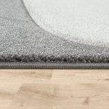 Kids Rug with Clouds in Pastel Colors for Children's Room or Nursery
