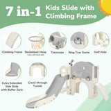Kids Slide Playset Structure 7 in 1