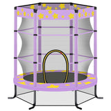 Kids Trampoline with Safety Enclosure Net,Outdoor Indoor Trampoline