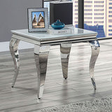 Kiermeyer Contemporary Glass 2-Piece Coffee Table Set by Furniture of America