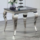 Kiermeyer Contemporary Glass 2-Piece Coffee Table Set by Furniture of America