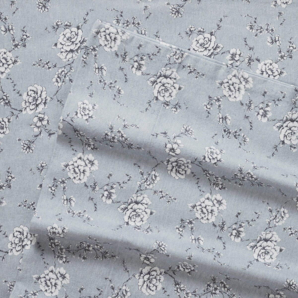 Kiev 3 Piece Twin Sheet Set with Floral Pattern The Urban Port, Gray