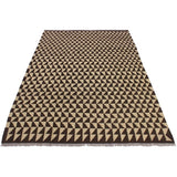 Kilim Brinda Beige/Brown Hand-Woven Wool Rug -4'11 x 6'5 - 4 ft. 11 in. X 6 ft. 5 in. - 4 ft. 11 in. X 6 ft. 5 in.