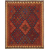 Kilim Chelsey Rust Hand-Knotted Rug (8'0 x 9'11)
