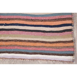 Kilim Contemporary Stripe Hand Woven Wool Persian Area Rug - 6'4" x 4'2"