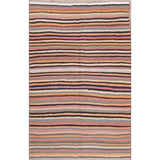 Kilim Contemporary Stripe Hand Woven Wool Persian Area Rug - 6'4" x 4'2"