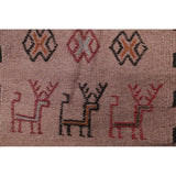 Kilim Geometric Hand Woven Wool Persian Area Rug - 5'10" x 3'3"