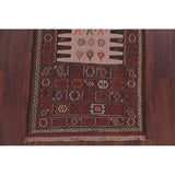 Kilim Geometric Hand Woven Wool Persian Area Rug - 5'10" x 3'3"