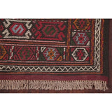 Kilim Geometric Hand Woven Wool Persian Area Rug - 5'10" x 3'3"