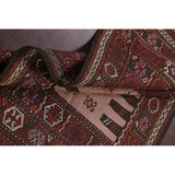 Kilim Geometric Hand Woven Wool Persian Area Rug - 5'10" x 3'3"