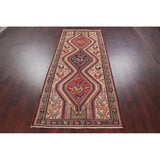 Kilim Geometric Hand Woven Wool Persian Rug - 9'5" x 3'8" Runner