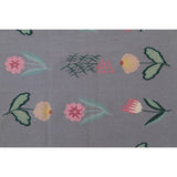 Kilim India Transitional Floral Hand Woven Wool Oriental Area Rug - 9'11" x 7'11"