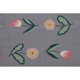Kilim India Transitional Floral Hand Woven Wool Oriental Area Rug - 9'11" x 7'11"