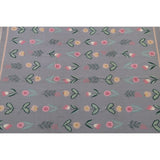 Kilim India Transitional Floral Hand Woven Wool Oriental Area Rug - 9'11" x 7'11"