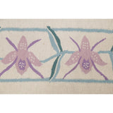Kilim Indian Floral Hand Woven Wool Oriental Area Rug - 10'2" x 8'3"