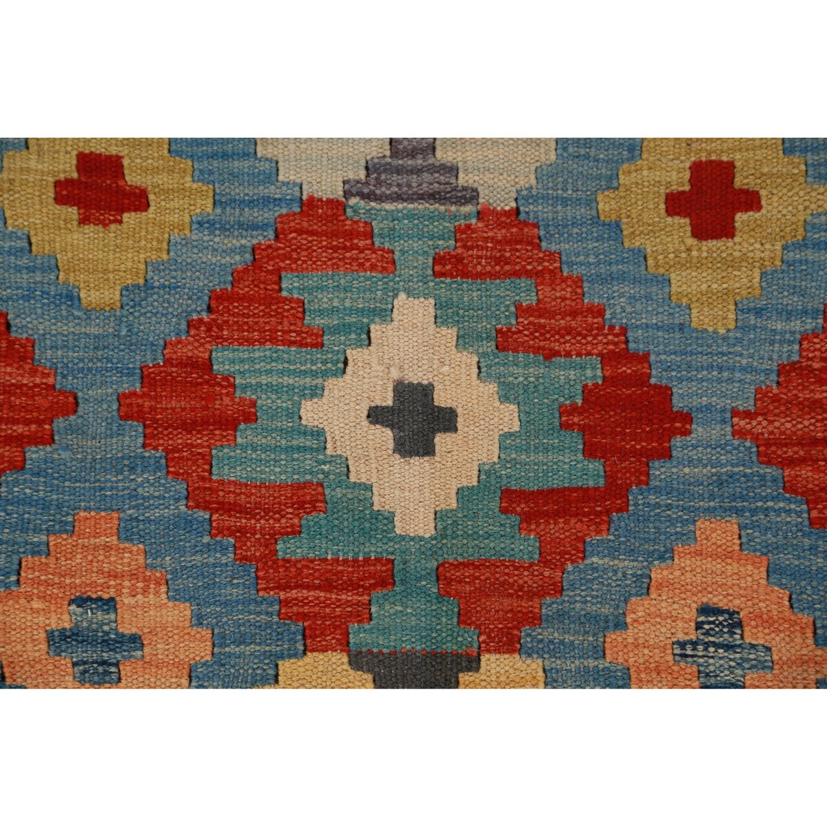 Kilim Oriental Area Rug Flatweave Living Room Wool Carpet - 8'3"x 9'8"