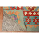 Kilim Oriental Area Rug Flatweave Living Room Wool Carpet - 8'3"x 9'8"