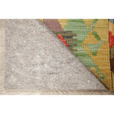 Kilim Oriental Diamond Turkish Southwestern Hand Woven Wool Rug - 3'4" X 3'1" Square