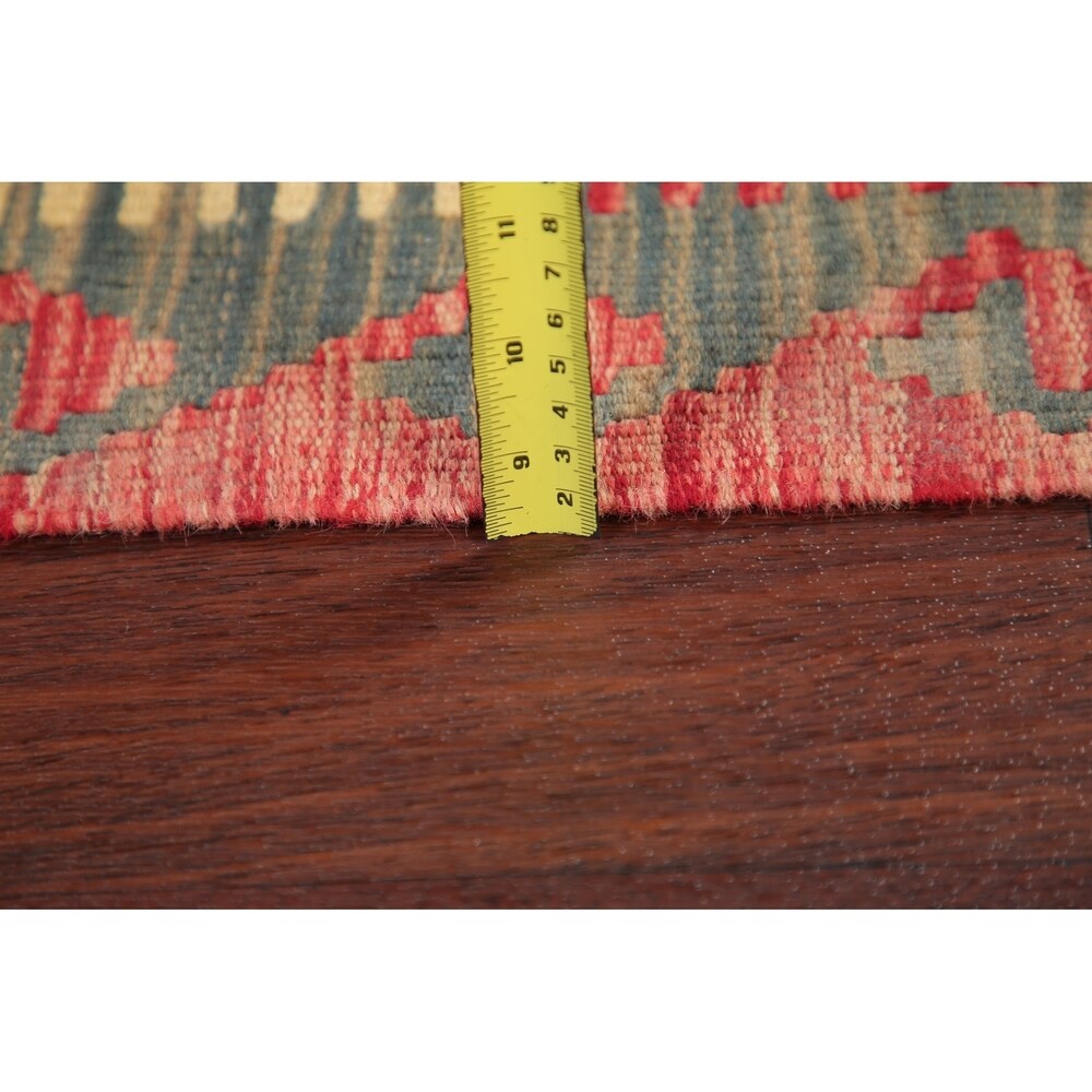 Kilim Oriental Flat Woven Wool Turkish Area Rug - 4'10" x 3'1"