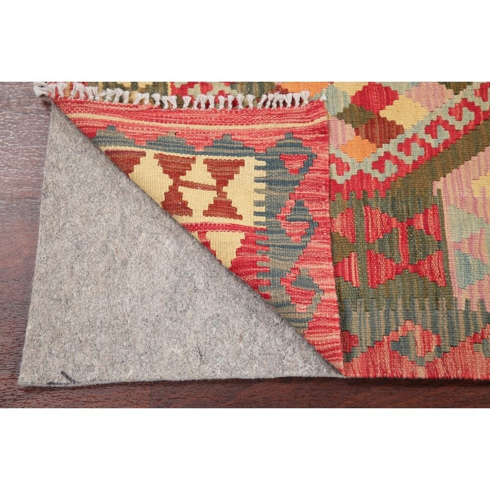 Kilim Oriental Flat Woven Wool Turkish Area Rug - 4'10" x 3'1"