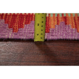 Kilim Oriental Flat Woven Wool Turkish Area Rug - 7'8" x 5'9"