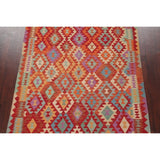 Kilim Oriental Flat Woven Wool Turkish Area Rug - 7'8" x 5'9"