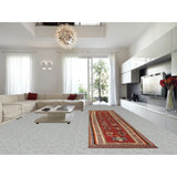 Kilim Qashqai Masterpiece Persian Antique Runner Rug - 4'8"x 19'6"