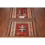 Kilim Qashqai Masterpiece Persian Antique Runner Rug - 4'8"x 19'6"