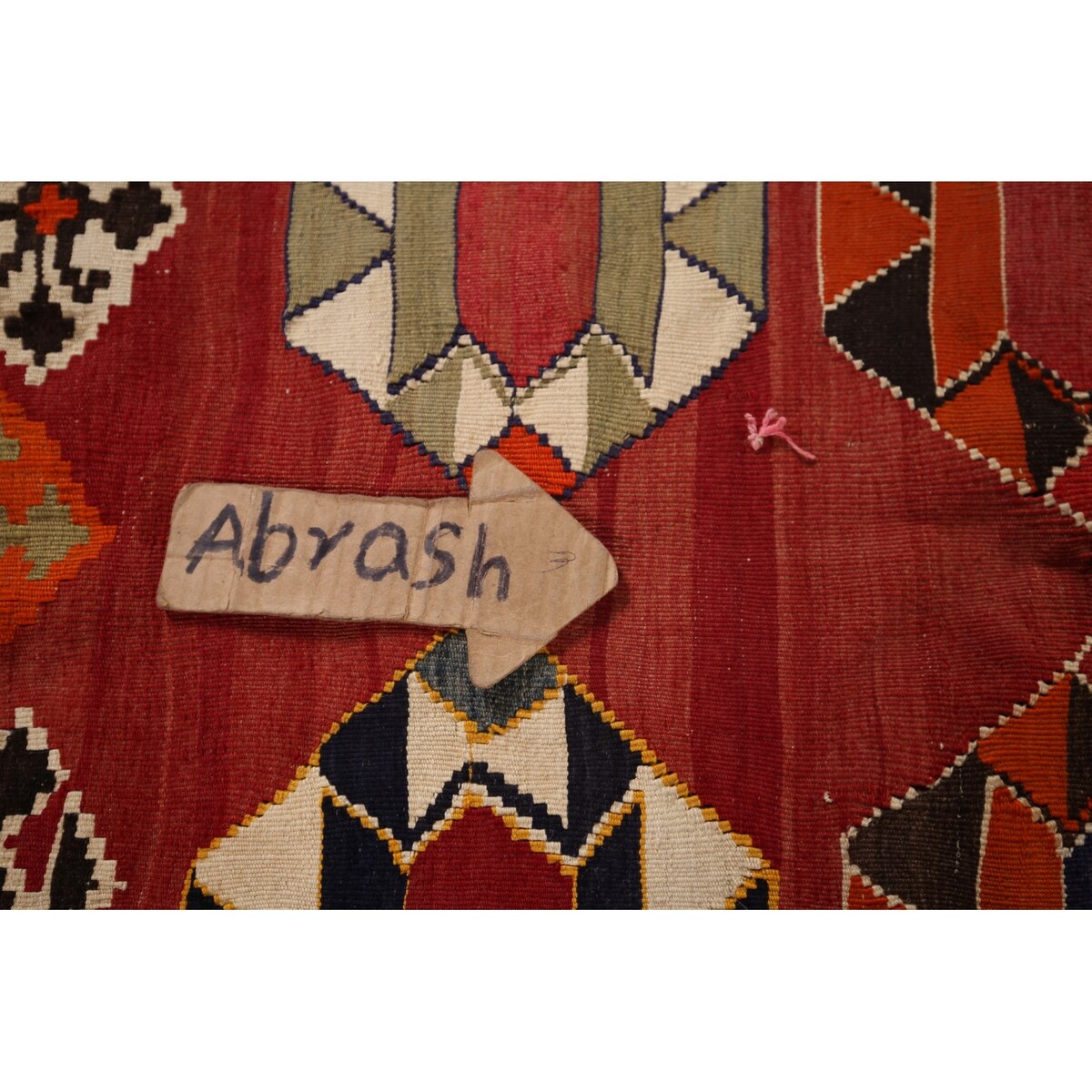 Kilim Qashqai Masterpiece Persian Antique Runner Rug - 4'8"x 19'6"