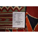 Kilim Qashqai Masterpiece Persian Antique Runner Rug - 4'8"x 19'6"