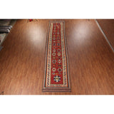 Kilim Qashqai Masterpiece Persian Antique Runner Rug - 4'8"x 19'6"