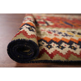 Kilim Qashqai Masterpiece Persian Antique Runner Rug - 4'8"x 19'6"