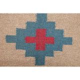 Kilim Shiraz Geometric Hand-Woven Wool Persian Oriental Area Rug - 3'0" x 2'1"