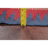 Kilim Shiraz Geometric Hand-Woven Wool Persian Oriental Area Rug - 3'0" x 2'1"