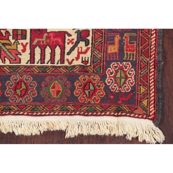 Kilim Tribal Hand Woven Wool Persian Rug - 10'3" x 4'1" Runner
