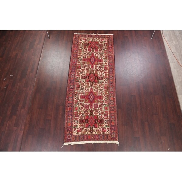 Kilim Tribal Hand Woven Wool Persian Rug - 10'3" x 4'1" Runner