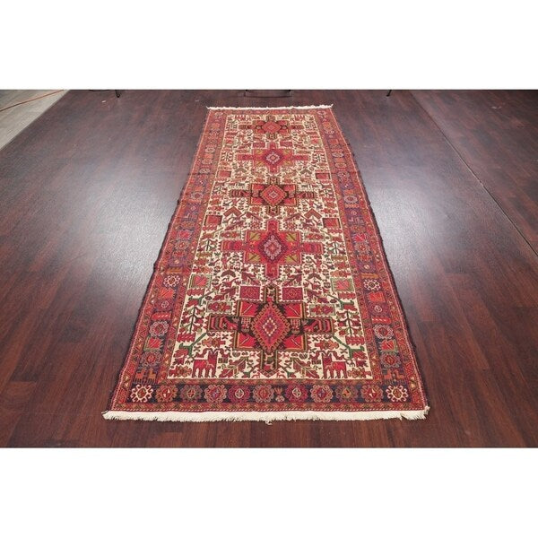 Kilim Tribal Hand Woven Wool Persian Rug - 10'3" x 4'1" Runner