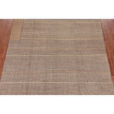 Kilim Turkish Area Rug Hand-Woven Jute Carpet - 8'4" x 9'11"