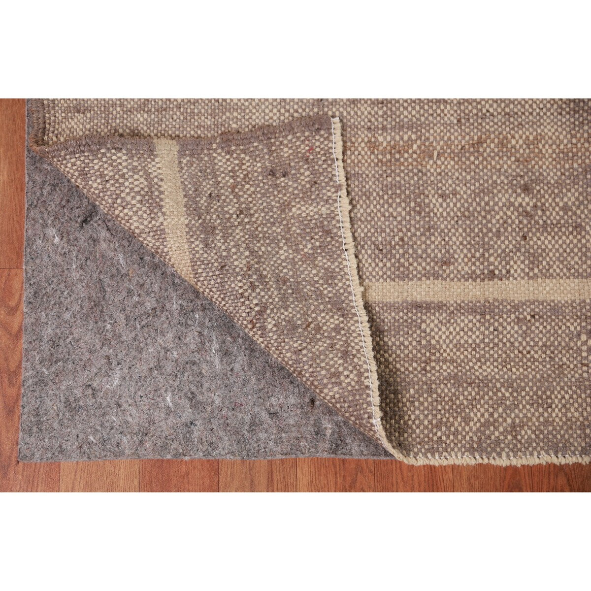 Kilim Turkish Area Rug Hand-Woven Jute Carpet - 8'4" x 9'11"