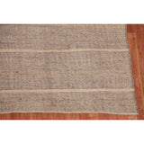 Kilim Turkish Area Rug Hand-Woven Jute Carpet - 8'4" x 9'11"