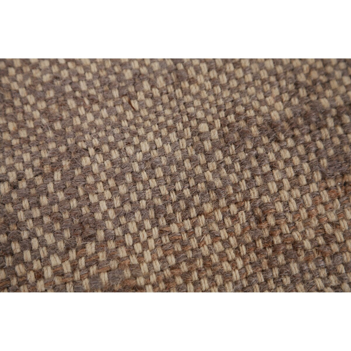 Kilim Turkish Area Rug Hand-Woven Jute Carpet - 8'4" x 9'11"
